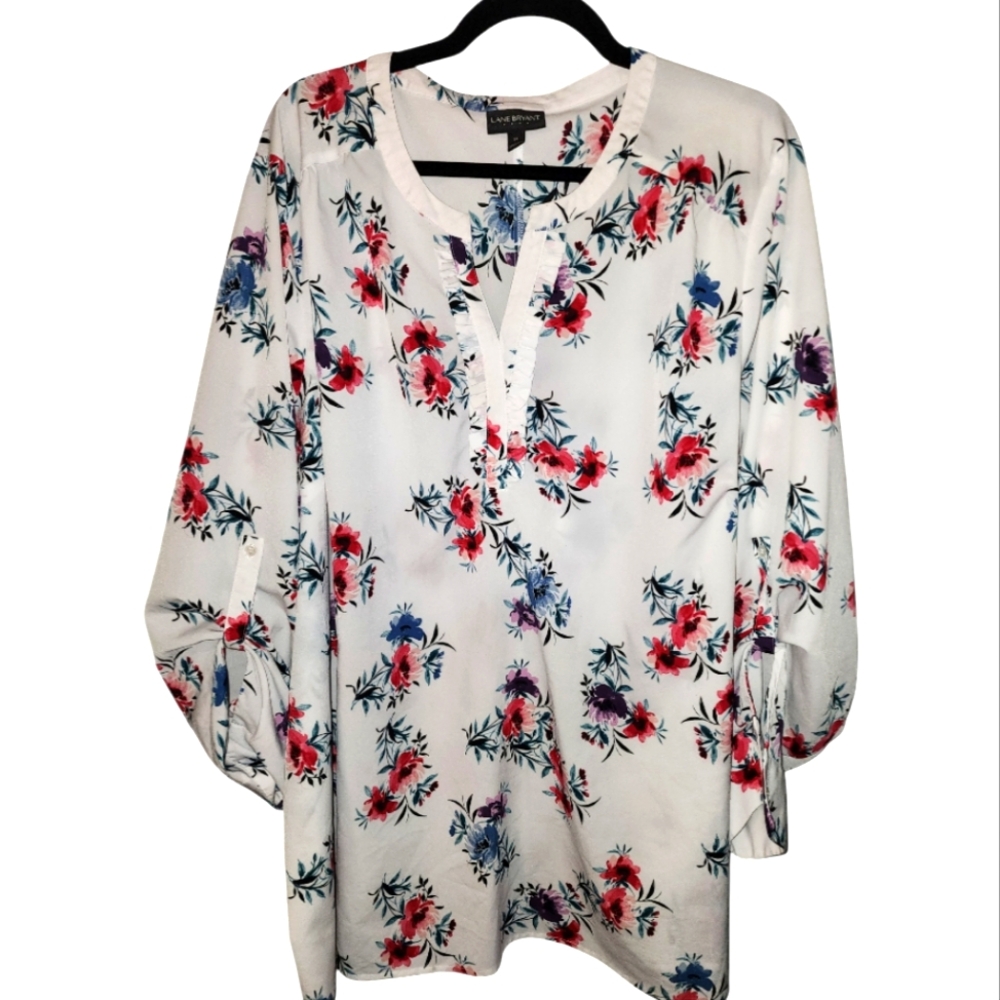 Floral Women's Top - White